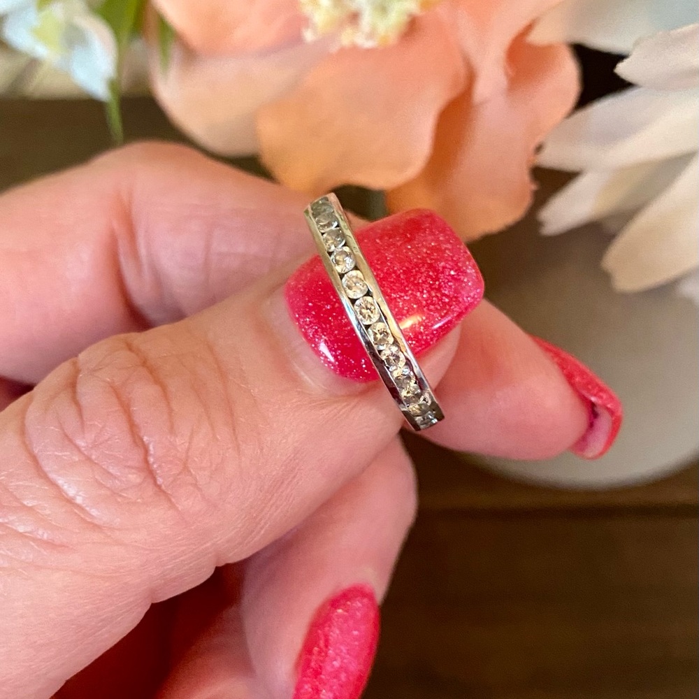 2 Ct Moissanite Full Eternity Ring🌻